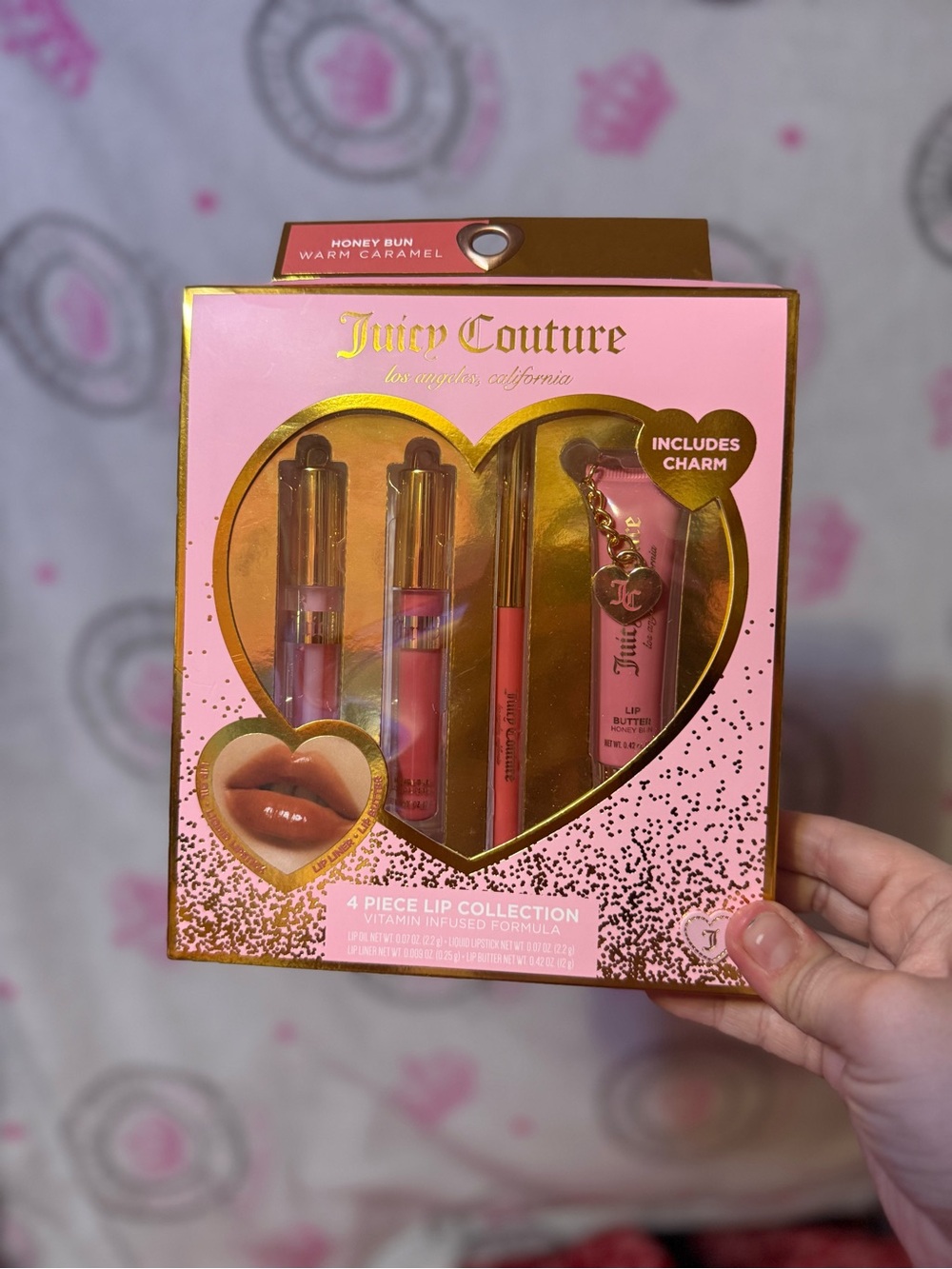 adidas Pink and Gold Women's Lipstick Gift Set